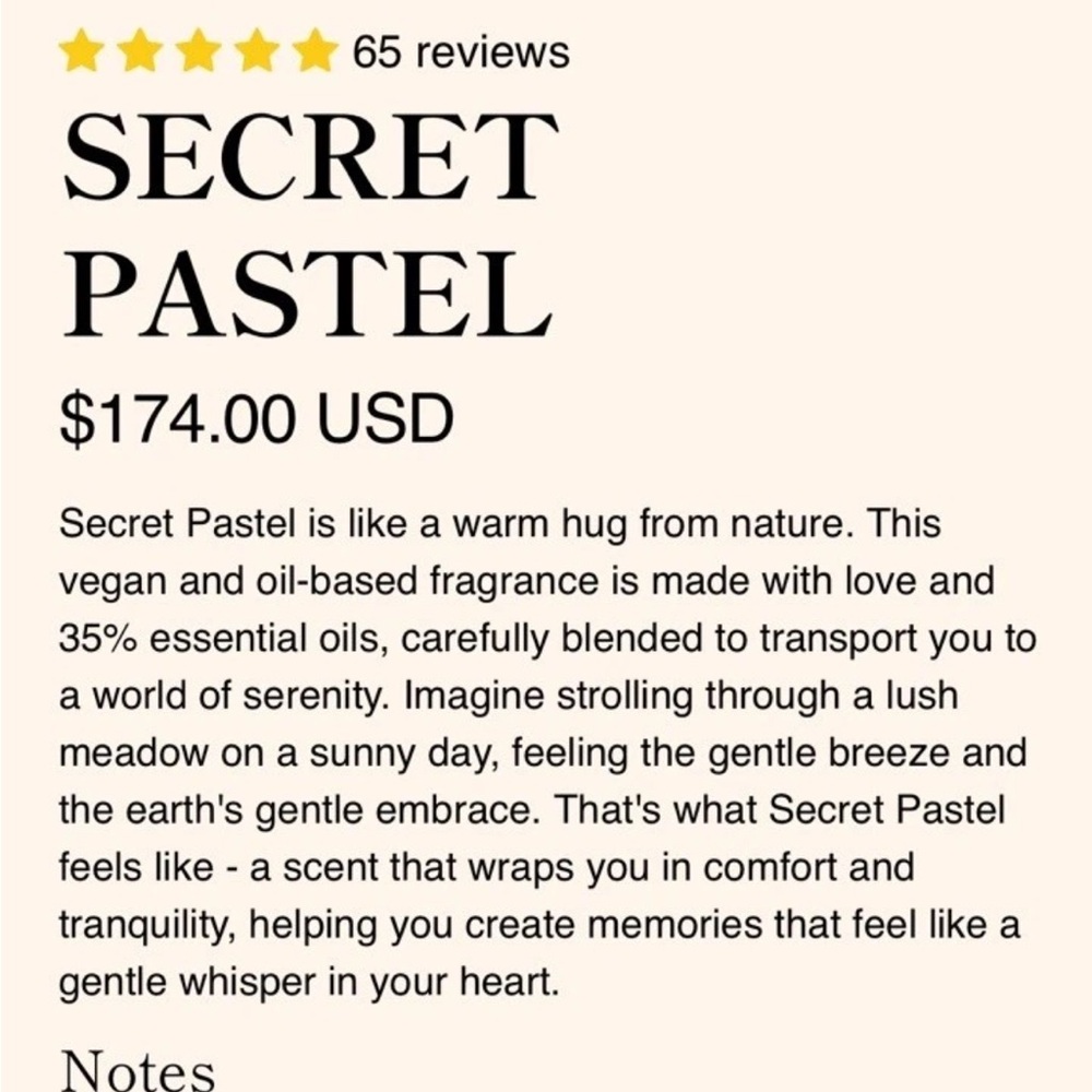 Memoire Secret Pastel Extrait De Parfum - Picture 4 of 4